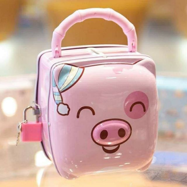 Két Sắt Hình Lợn Mini Cho Bé