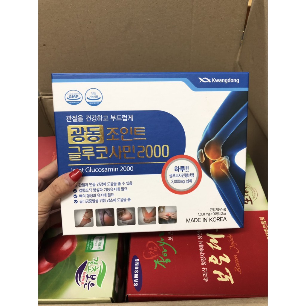 [MẪU MỚI] Viên Uống Bổ Khớp Glucosamin KWANGDONG Hàn Quốc, Hộp 90V *1350mg | BigBuy360 - bigbuy360.vn