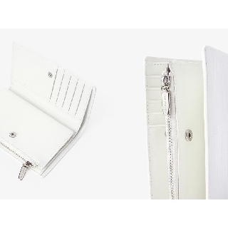 Ví Da Charles And Keith Phối Nút Unisex