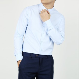 Áo Sơ Mi Nam Cổ Tàu Phong Cách Hiện Đại Trẻ Trung