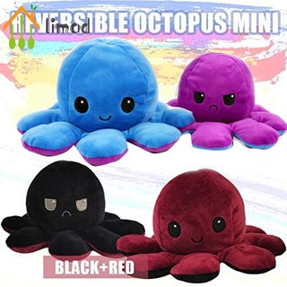 【COD】# limad Flipup Octopus Doll Doublesided Flipup Doll Octopus Plush Toy Flipped Octopus for Kids Home