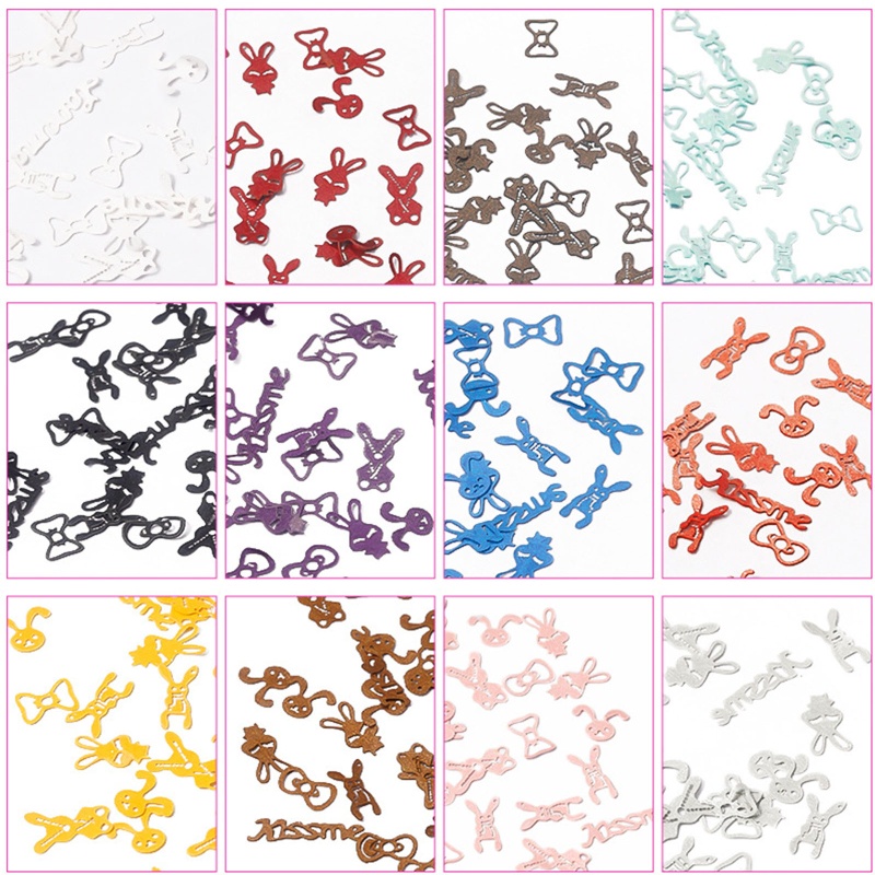 Sa Hạt Gỗ Đính Trang Trí Móng Tay 3D DIY