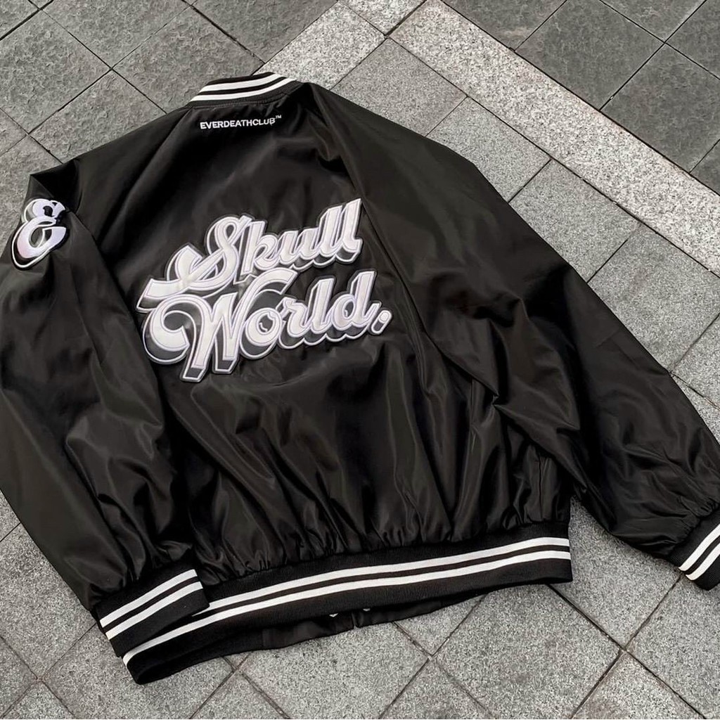 Áo khoác bomber dù unisex bóng chày form rộng Mèo Lâu nam nữ ulzzang Wind | BigBuy360 - bigbuy360.vn