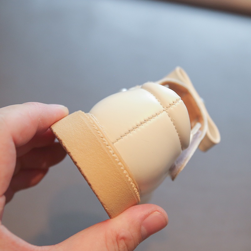 Giày Búp Bê Da Đế Mềm Chống Trượt Cho Bé Gái 2-8 Tuổi