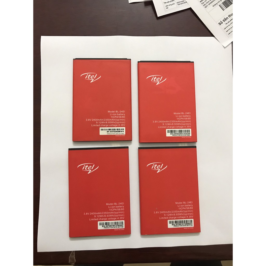 Pin BL-24EI/S11 plus/A13/1508 plus/S31 itel Mới