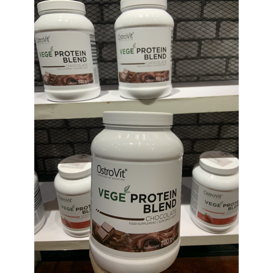 Whey Thực Vật Vege Protein Blend Ostrovit 700g,Hỗ Trợ Phát Triển Cơ Bắp Dành Cho Người Ăn Chay-Chính Hãng