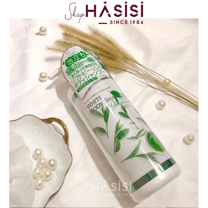 Sữa Tắm Trắng Da Trà Xanh MANIS - White Body Shampoo 450ml