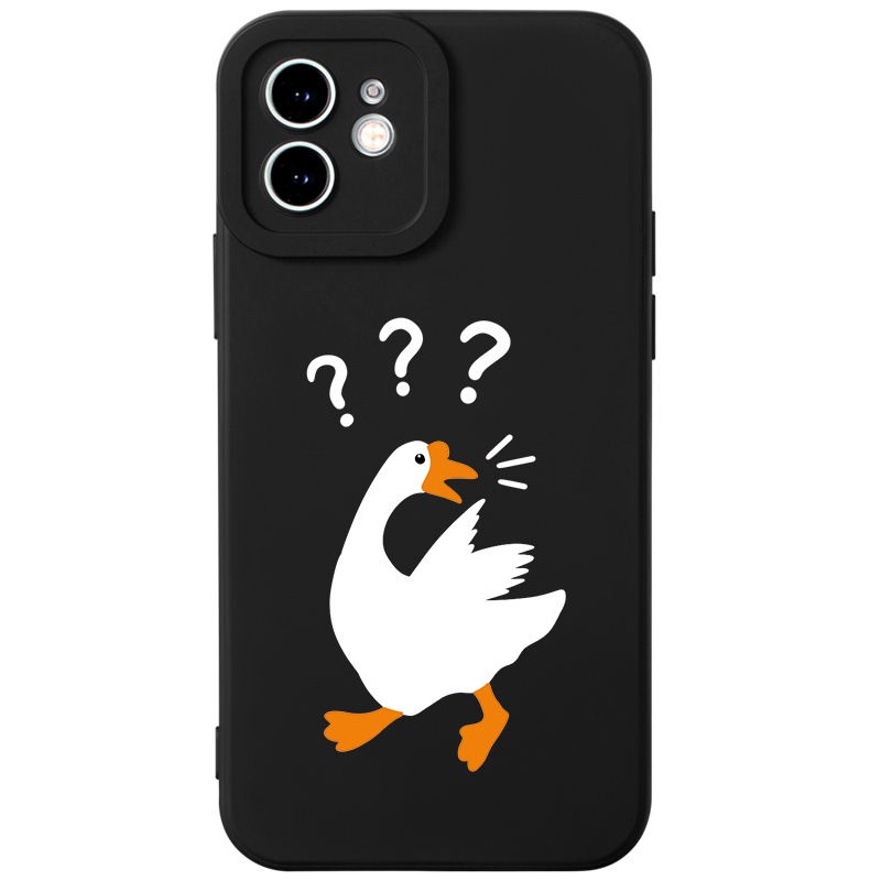 Ốp lưng JEERO mềm hoạt hình cặp đôi dễ thương đẹp độc lạ cho iphone 14 13 12 11 Pro Max SE 2020 X XR XS 8 7 ip 6S 6 Plus HFF930