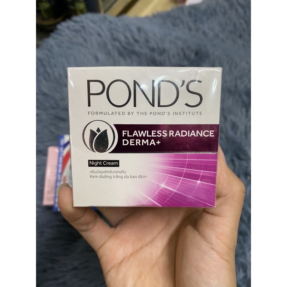 KEM DƯỠNG DA PONDS FLAWLESS RADIANCE DERMA 50G BAN ĐÊM