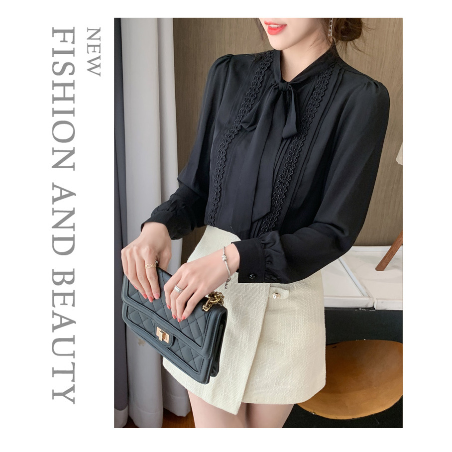 Áo Kiểu Chất Chiffon Tay Dài Thiết Kế Thanh Lịch Cho Phái Nữ | BigBuy360 - bigbuy360.vn