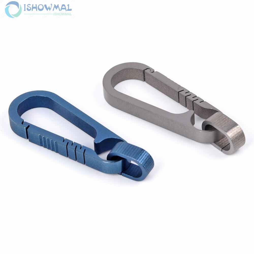 Móc Khóa Đeo Thắt Lưng Bằng Hợp Kim Titan Đơn Giản Sáng Tạo Cho Nam Và Nữ