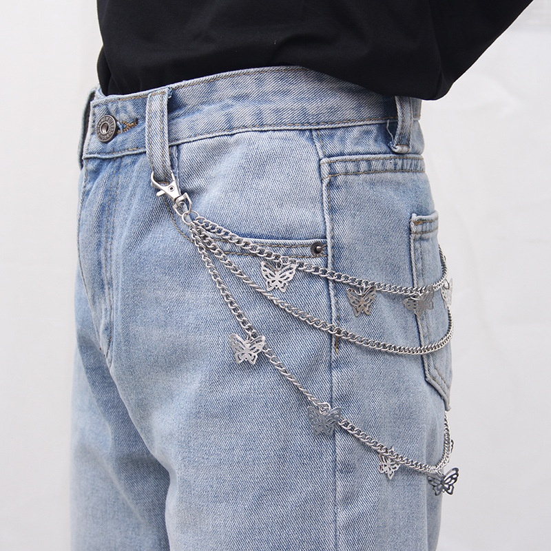 Thắt lưng lỗ toàn diện phong cách punk Hàn Quốc thời trang cho nữ