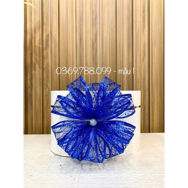 Nơ tú cầu trang trí set quà, lẵng hoa quả, làm đồ handmade