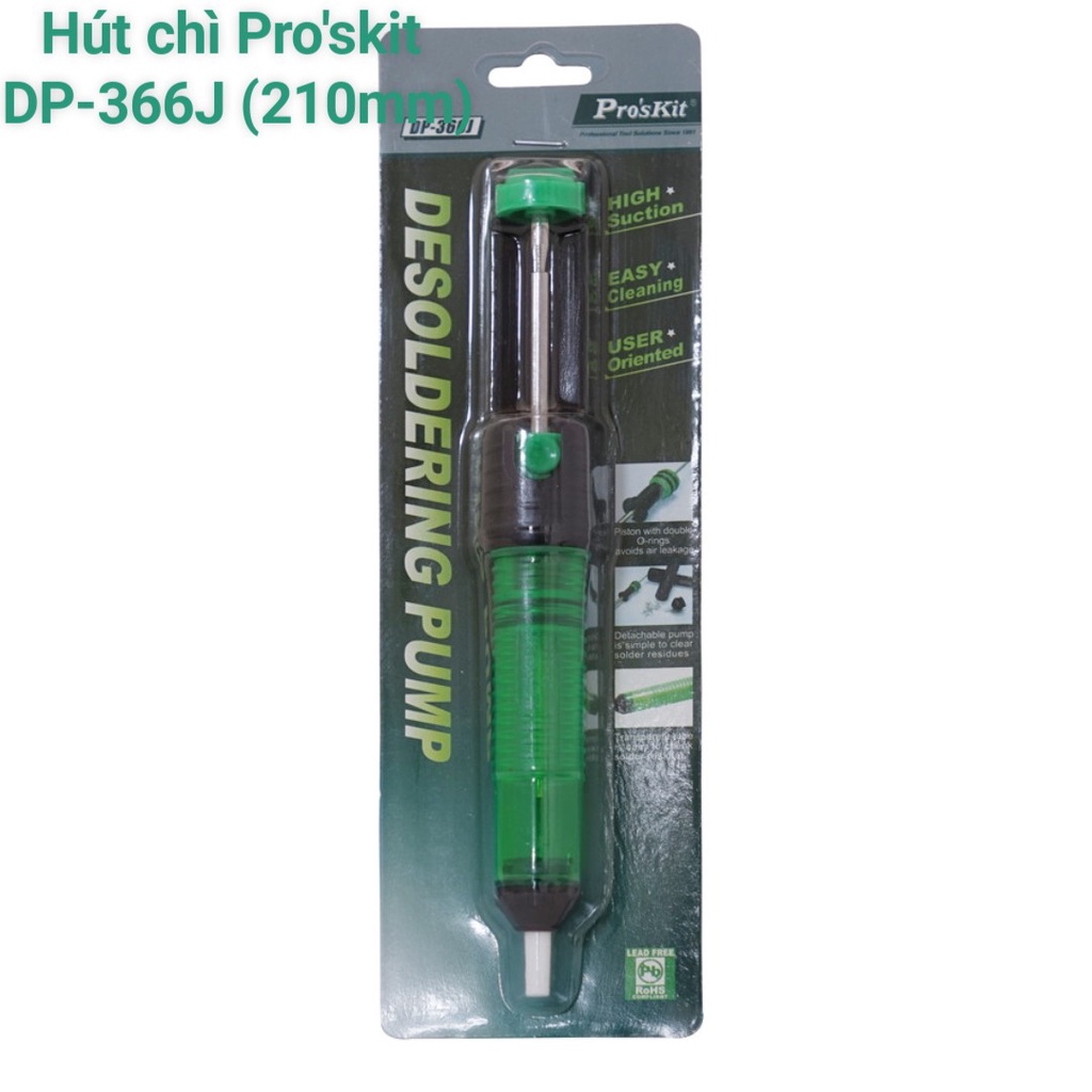 Hút chì hàn Pro'skit DP-366C / Hút chì hàn Proskit DP-366J