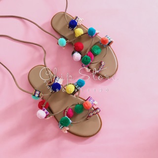 GIÀY SANDAL BOHO CHIẾN BINH THẮT DÂY(ảnh thật)