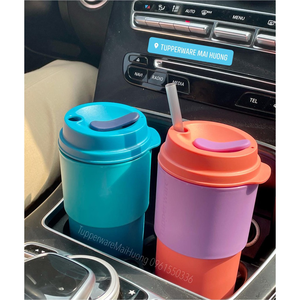 Bình nước Tupperware Coffee To Go 490ml