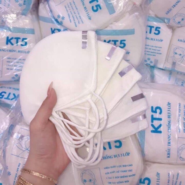 [CÓ HÀNG] Khẩu Trang Kháng Khuẩn Bụi Mịn KT5 | BigBuy360 - bigbuy360.vn