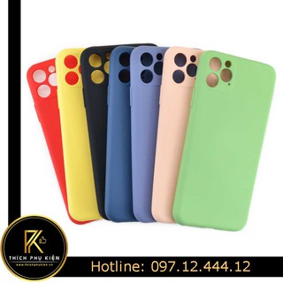 Ốp Lưng Chống Bẩn Full Viền Bảo Vệ Camera iPhone 11/ iPhone 11 Pro/ iPhone 11 Pro Max