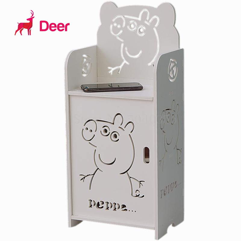 Tủ Đầu Giường Họa Tiết Peppa Dễ Thương - Deer Decor