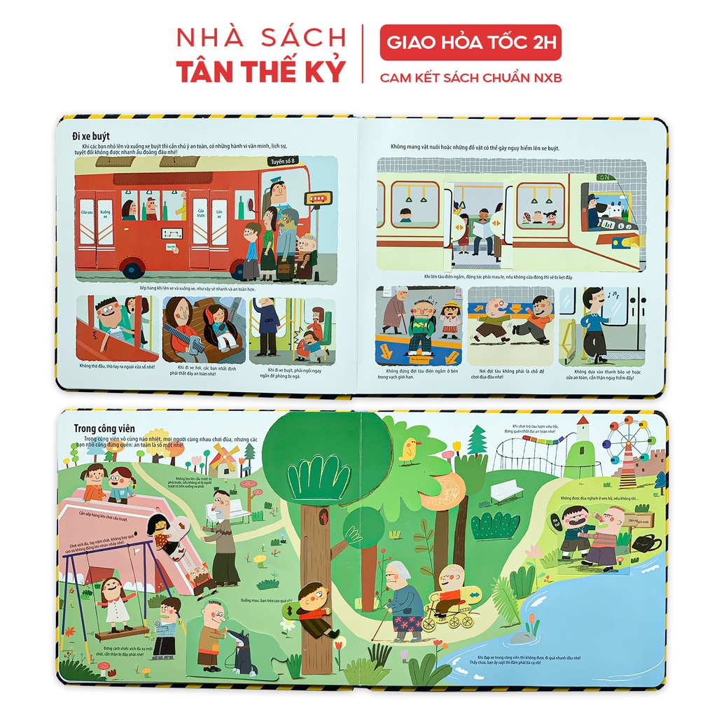 Sách - Bách khoa kỹ năng sống đa tương tác 60 bài học giúp bé ứng xử và tự bảo vệ bản thân (Bộ 2 cuốn)