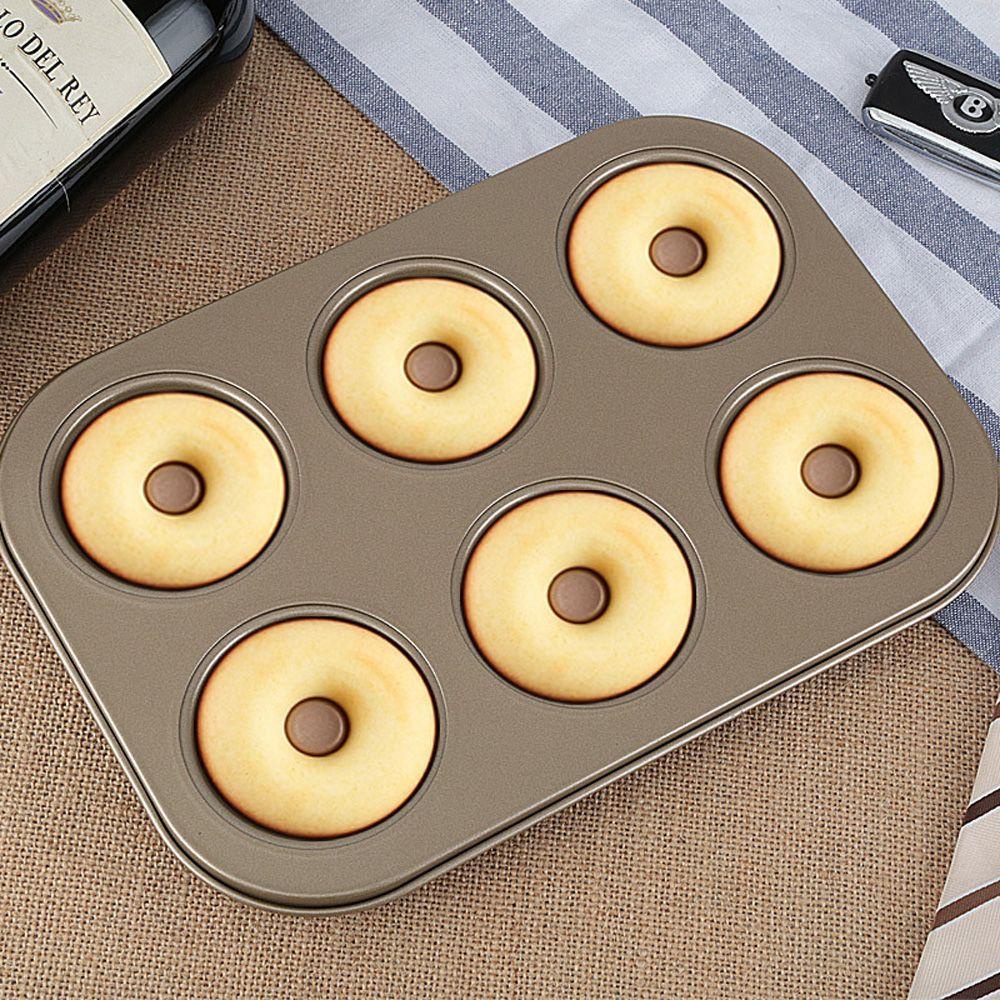 Khuôn Làm Bánh Donut 3D Chống Dính Tiện Dụng