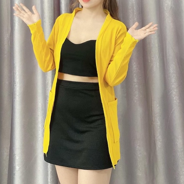 [Hàng Hot] Áo Cadigan len mỏng phong cách Hàn Quốc | BigBuy360 - bigbuy360.vn