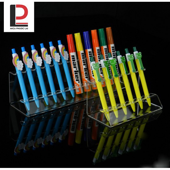 Kệ mica trưng bày bút/ viết, Giá đỡ acrylic cao cấp