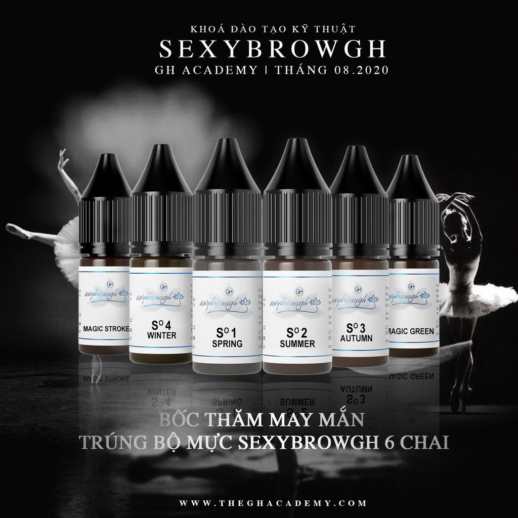 Mực GH phun sexybrowgh mini 3,4ml