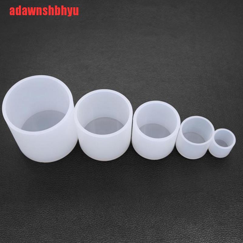 [adawnshbhyu]Cylindrical Candle Mould Handmade Candle Mold Silicone Mold Wax Mold Small Craft