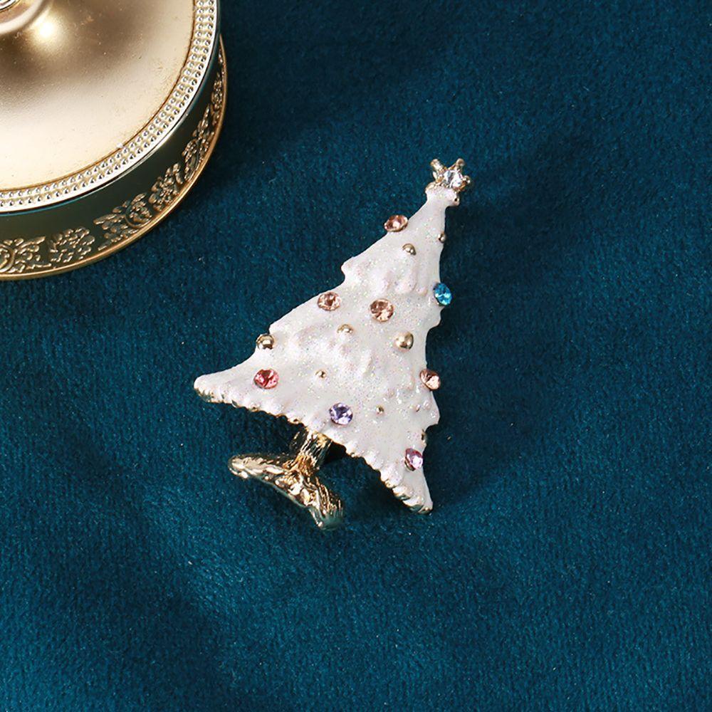 Trâm Cài Áo Hình Cây Thông Giáng Sinh Thời Trang Sáng Tạo|Ghim Cài Khăn Choàng Cổ Cho Nữ