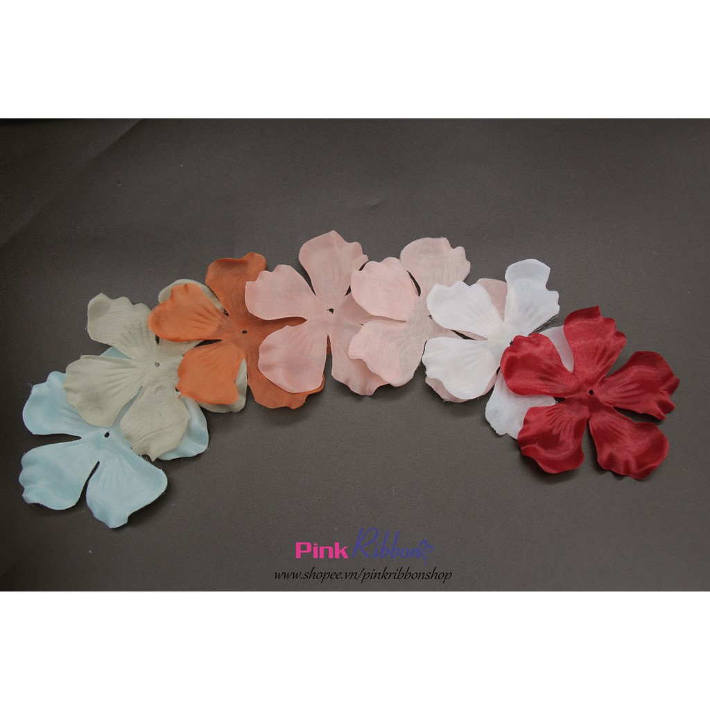 TÚI 10 CÁNH VÀ TÚI 50 CÁNH-Cánh hoa voan ép cong 10cm nhiều màu sắc