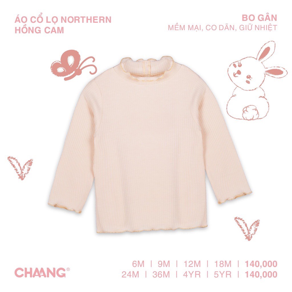 Chaang thu đông 2022 Áo cổ lọ Chaang Northern cho bé AW2022D14