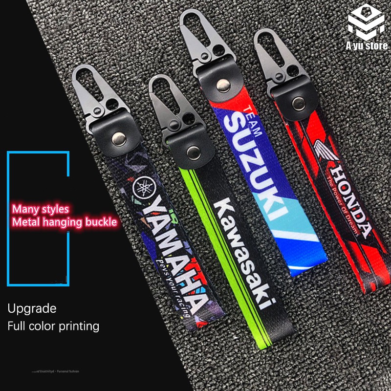 Móc Chìa Khóa Phối Dây Đeo Cho Xe Mô Tô Kawasaki Chất Lượng Cao