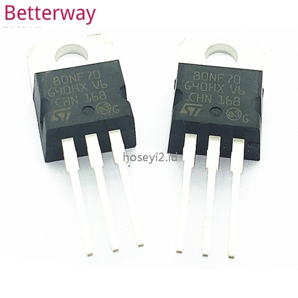 10 chiếc STP80NF70 80NF70 TO220 MOSFET mới trên