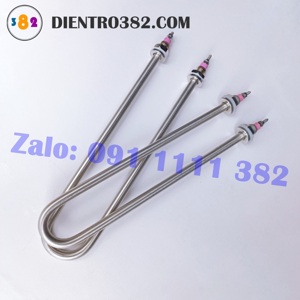 Điện trở chữ U, thanh nhiệt chữ U dài 40cm chất liệu inox 304 điện áp 220V/380V hàng loại tốt có bảo hành