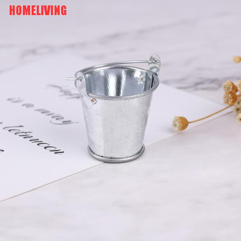 Xô Kim Loại Mini Tỉ Lệ 1 / 6 1 / 12 Trang Trí Nhà Búp Bê