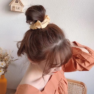 Dây Cột Tóc Scunchies nhiều màu Hàn Quốc, scunchies lụa phi bóng, hoa,caro (Ảnh Thật)
