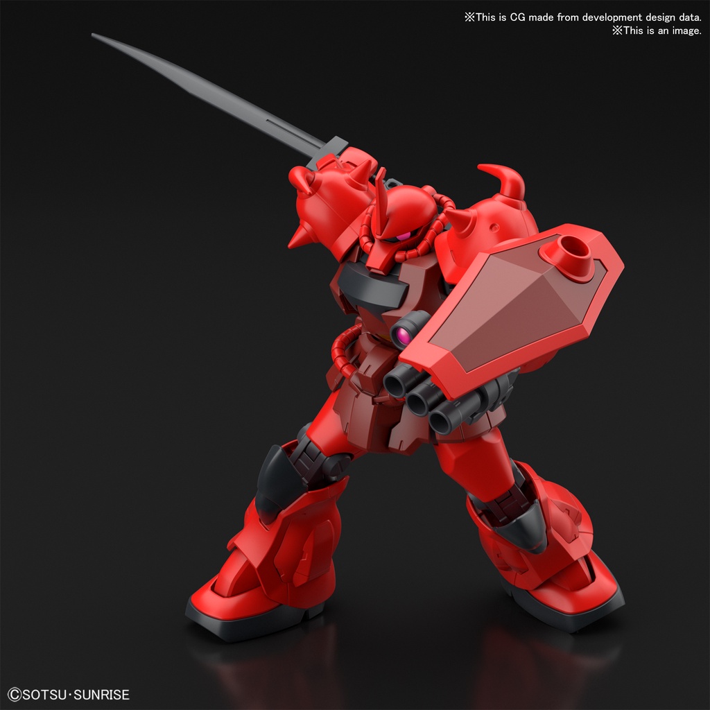 Mô Hình Lắp Ráp HG GB 1/144 Gouf Crimson Custom