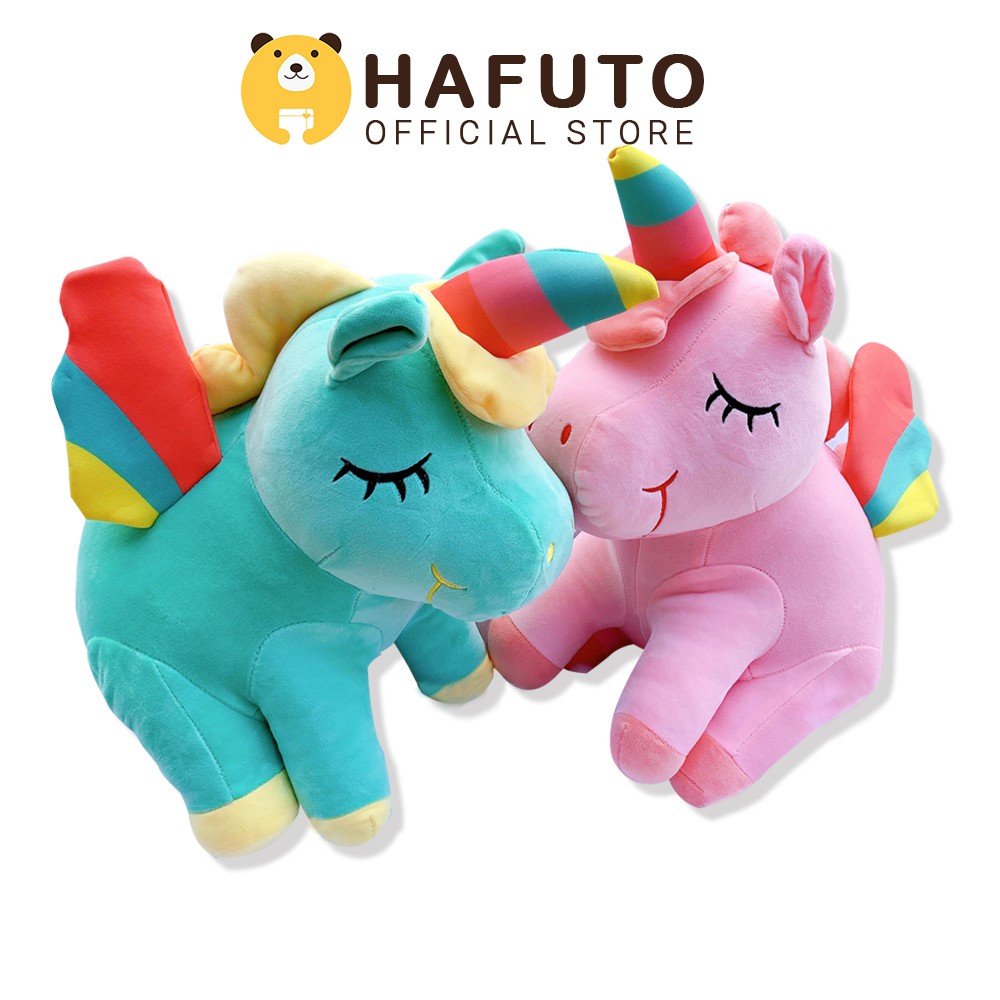 Thú bông kì lân unicorn HAFUTO size 50cm siêu đáng yêu