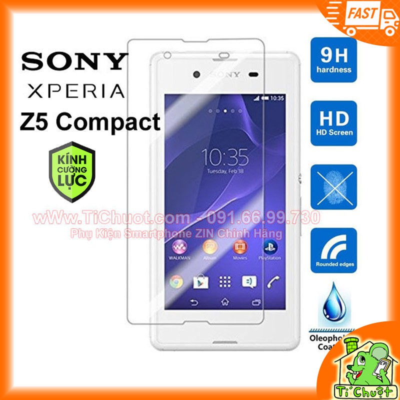 Kính Cường Lực SONY Z5 Compact có mài cạnh 2.5D