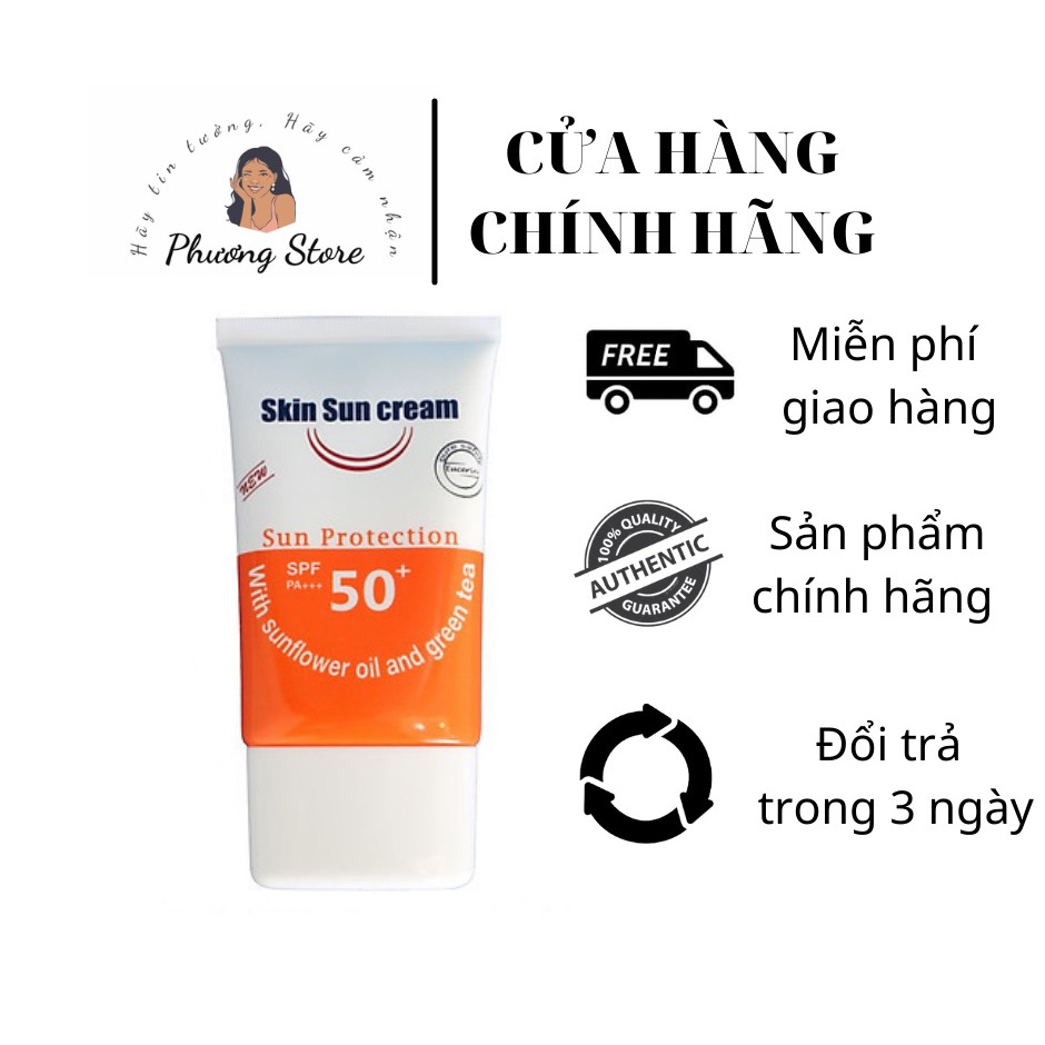 1/2024 Kem chống nắng Hàn Quốc Skin Sun Cream-PA+++ SPF 50+