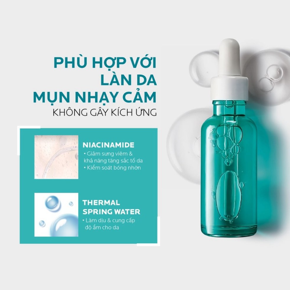 [CHÍNH HÃNG] Tinh chất giảm mụn, mờ thâm &amp; thu nhỏ lỗ chân lông La Roche Posay Effaclar Ultra Concentrated Serum 30ml