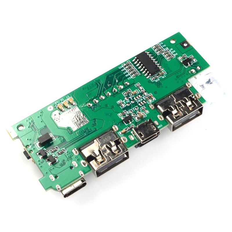 Pin Sạc Dự Phòng QC 3.0 8x 18650 Hai Cổng USB Cho Điện Thoại / Máy Tính Bảng