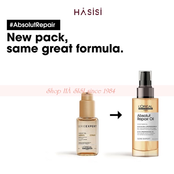 Tinh Chất Dưỡng Tóc L'OREAL - Serie Expert Absolut Repair Oil 90ml