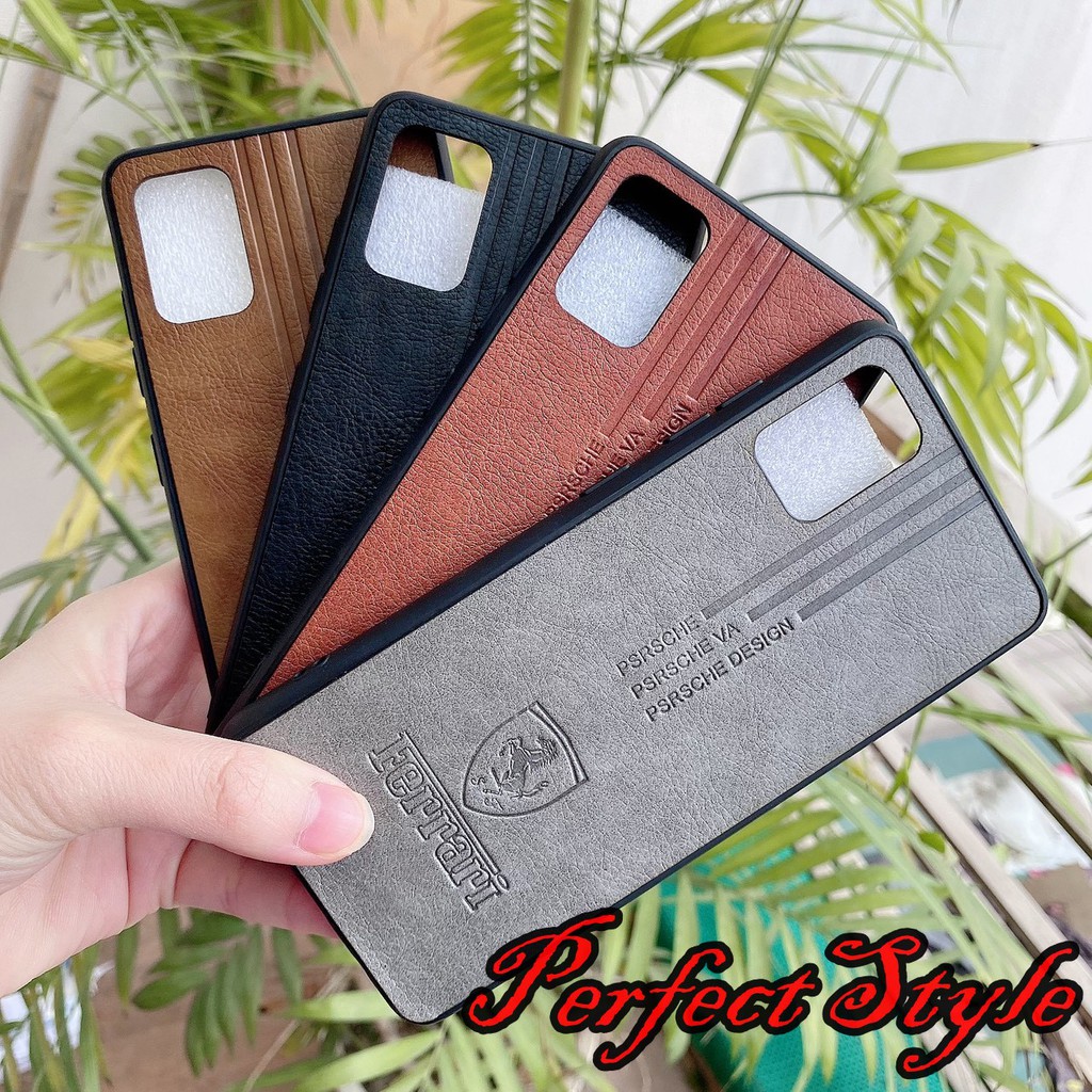 Ốp lưng da Fe rra ri Realme Q2 / Realme Q2 pro / Realme 7i / Realme X7 / Realme 7 pro / Realme C11 / C12/Realme C15