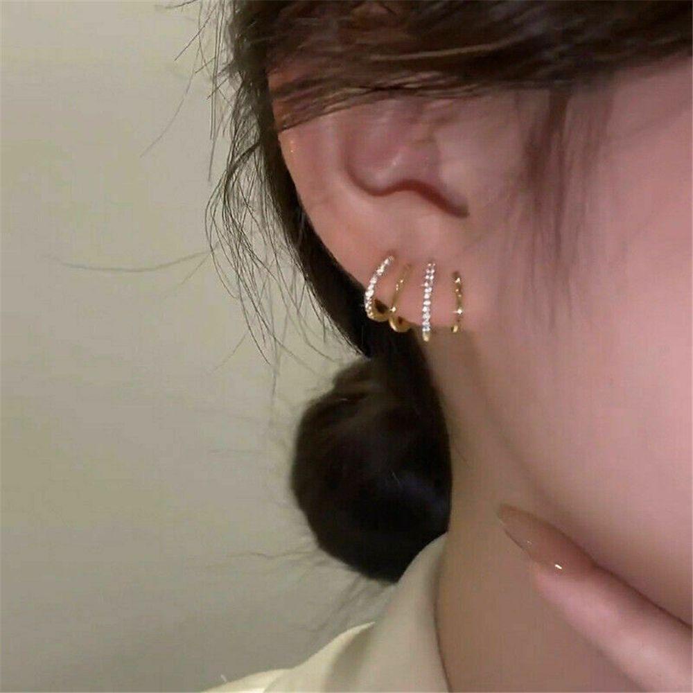 Leily 925|Khuyên Tai Thời Trang|Trang Sức Lấp Lánh|Bông Tai Thời Trang Đáng Yêu Cho Nữ