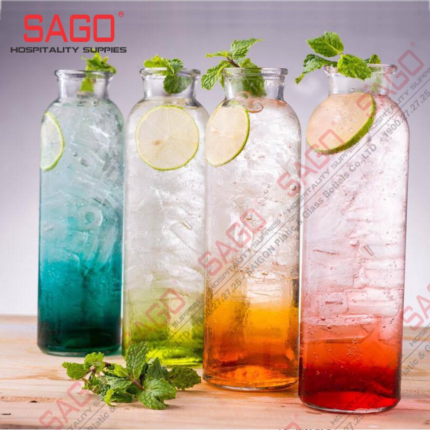 Chai Thủy Tinh Tròn Nút Gỗ 350ml | 500ml , Thủy Tinh Cao Cấp