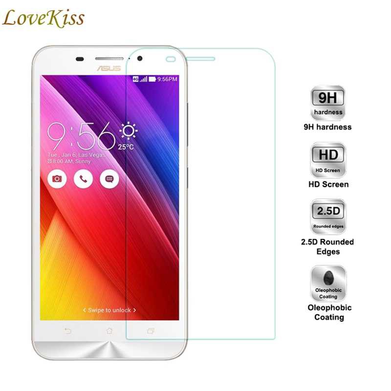 Kính cường lực Asus Zenfone Max / ZC550KL Kính trong suốt mài cạnh tặng kèm khăn lau.