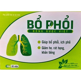 Bổ phổi Đông Dược Việt 30 viên