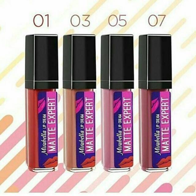 (Hàng Mới Về) Son Kem Lì Mirabella 8g Trang Điểm Chuyên Nghiệp